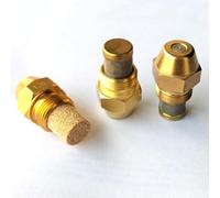 Kivivaka Buse d'injecteur avec pulvérisateur conique creux de 60 degrés, corps en laiton et internes en acier inoxydable, brûleurs de chaudière à huile à filetage 916 BSPT