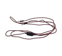 Kivivaka Câble audio de rechange pour casque de jeu Logitech G Pro X, G233, G433, 2 m pour cordon auxiliaire tressé avec micro muet et volume pour cadran (rouge)
