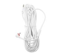 Kivivaka Câble d'alimentation et adaptateur pour Ring Spotlight Cam Plus/for Pro, rallonge extérieure résistante aux intempéries de 10 m, avec adaptateur secteur, blanc