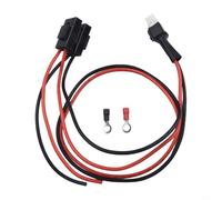 Kivivaka Câble d'alimentation radio résistant à la chaleur avec fusible pour ICOM IC-7000 IC-7100 IC-7600 pour YAESU FT-450 1 m