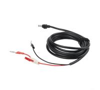 Kivivaka Câble d'alimentation robuste 16 AWG pour Starlink pour Mini, rallonge de 300 cm avec terminal à anneau torique et fusible, 12 V-300 V pour voiture, camping-car, yacht, noir