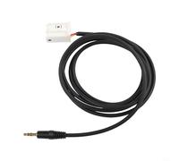Kivivaka Câble d'entrée auxiliaire en ABS pour BMW Série 7 ABS Shell Aux | Convient pour châssis E60 E63 E65, se connecte pour lecteurs MP3, iPhone, iPad, ordinateurs portables via prise jack 3,5 mm