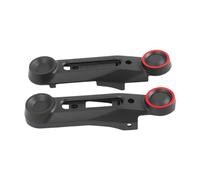 Kivivaka Cache Fourche Arrière Gauche Droite pour Ninebot F3 F3 pour Pro E-Scooter Roue Protection ABS Noir