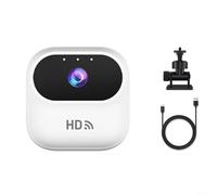 Kivivaka Caméra d'action HD Wifi - Taille de poche - 4,6 cm - Portable - Moniteur pour animaux domestiques - Pour le cyclisme - Avec Wifi - Diffusion en direct - Blanc