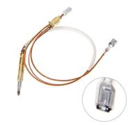 Kivivaka Chauffage de terrasse à gaz thermocouple de type rainure 350 mm, 4,8 mm pour terminal plat avec interrupteur anti-inclinaison, écrou M8 support fixe pour pièce de rechange