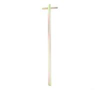 Kivivaka Clé triangulaire pour ascenseur 100/200/300 mm, tournevis triangulaire en métal pour contrôle de porte de levage, outil d'entretien professionnel (300 mm)