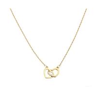 Kivivaka Collier minimaliste en alliage d'acier avec pendentif en forme de | Matériau en acier inoxydable, finition galvanisée, surface polie lisse, pendentif symbole d'amour, prêt à porter au quotidien
