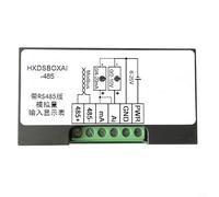 Kivivaka Compteur d'affichage numérique entrée analogique 0-10 V 4-20 mA avec interface RS485 pour la surveillance du niveau de température et de pression du capteur