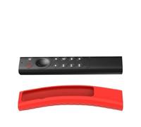 Kivivaka Coque en silicone souple pour télécommande TV Pro 4K HDR, absorption des chocs, lavable, prise en main améliorée, blanc
