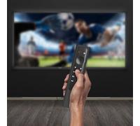Kivivaka Coque en silicone souple pour télécommande TV Pro - Absorption des chocs - Lavable - Prise en main améliorée - Anti-poussière - Télécommande 4K HDR - Blanc