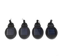 Kivivaka Couvercle de lanterne solaire en plastique, panneau de 40 mm, IP55 | 3 modes d'éclairage, clignotant ou constant, capteur automatique, s'adapte aux trous de 40 mm, réparation d'allée de jardin