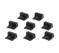 Kivivaka Crispi Lot de 8 plateaux de friteuse en caoutchouc de silicone, compatibles avec FN090/FN091/FN100/FN101/FN101GY/FN103, pare-chocs résistant à la chaleur