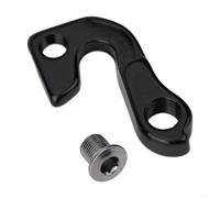 Kivivaka Crochet de dérailleur arrière en alliage d'aluminium pour GT pour Aggressor Zaskar Bike Tail Hook avec vis Argenté/noir