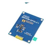 Kivivaka Écran OLED noir de 3,8 cm - Connexion IIC simple - Basse tension - 3 V-5 V - Large plage de visualisation pour les amateurs et les professionnels de prototypage
