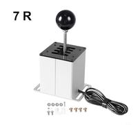 Kivivaka Émulateur de changement de vitesse USB en métal pour Logitech G29 G27 G920, 6+R 7+R séquentiel pour jeux PC ATS ETS WRC (7 vitesses)