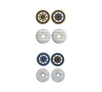 Kivivaka Ensemble complet de serpillère et support de rechange pour aspirateur robot Dreame Matrix 10 Ultra, 4 supports et 4 chiffons lavables en microfibre