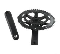 Kivivaka Ensemble de pédalier double 34/50T pour vélo de route 170 mm Pédalier carré conique 9 10 11 vitesses (type B)