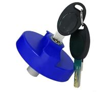 Kivivaka Entrée d'eau verrouillable pour camping-car, remorque de bateau, couvercle à rabat anti-poussière avec vis (cylindre simple)
