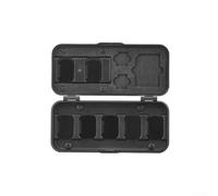 Kivivaka Étui rigide en ABS pour DJI pour osmo Pocket 4 : filtre et porte-cartes SD - Boîte de rangement compacte avec fermeture à pression sécurisée pour accessoires de vlogging de voyage 12 x 6 x 3