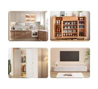 Kivivaka Filet de ventilation pour armoire 80 mm, respirant, pour grille d'aération en polypropylène avec installation facile pour armoires, armoires à chaussures et meubles TV Noir