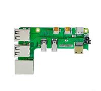 Kivivaka GPIO Adaptateur d'interface pour Pi pour ZERO 2 W, carte d'extension USB avec port réseau RJ45 et hub 3 ports (4B)
