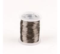 Kivivaka Guide de canne à pêche en fibre de carbone de 1,5 m pour emballage d'anneaux, construction et réparation, noir