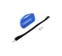 Kivivaka Housse de protection en silicone pour enceinte portable Bose SoundLink-Flex (2ème génération) avec bandoulière - Noir et bleu