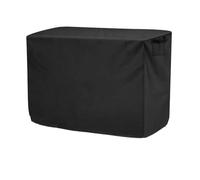 Kivivaka Housse imperméable Oxford 420D pour chariot de préparation, protection de table de salle à manger, support de four à pizza, barbecue, coupe-vent avec cordon de serrage, noir