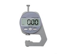 Kivivaka Jauge d'épaisseur à affichage numérique de 0 à 10 mm, outil de mesure électronique portable avec têtes plates coudées pointues pour l'inspection industrielle (cheveux courts)