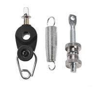 Kivivaka Jeu de pièces de pédale de tambour pour basse avec came à ressort et tendeur pour l'entretien de routine et la mise à niveau des composants (A)