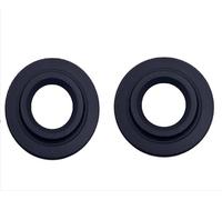 Kivivaka Joint d'étanchéité en silicone pour De'Longhi pour machines à expresso Dedica, compatible avec ECO311 ECZ351, résistant à la chaleur, pièce de rechange, noir, 74 mm