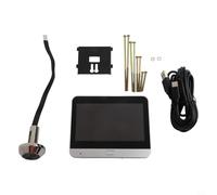 Kivivaka Judas numérique pour porte avec écran LCD 10,9 cm, 1080p, détecteur de mouvement PIR, moniteur à distance WiFi de sécurité à domicile