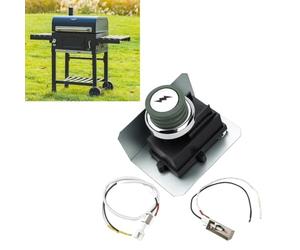 Kivivaka Kit d'allumage et grilles 2007-2012, panneau de commande latéral avec bouton de démarrage vert, fonctionne avec piles AAA pour pièce de rechange