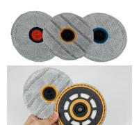 Kivivaka Kit de 10 supports de balai de rechange pour cadre en plastique avec coussinets en microfibre pour robot nettoyeur