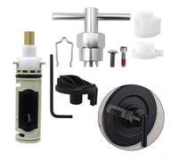 Kivivaka Kit de garniture de douche à levier unique mat pour robinets 2510 2520 2570 2590 - Construction avec points chauds et froids