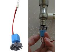 Kivivaka Kit d'expériences scientifiques pour petits moteurs à vent et à turbine à eau, pour l'enseignement hydroélectrique en plastique avec bornes d'installation, moteur CC de 165 mm, apprentissage
