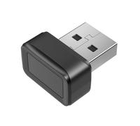 Kivivaka Lecteur d'empreintes digitales USB biométriques pour scanner tactile rapide 10 doigts de stockage faible faux taux d'accès à l'ordinateur en alliage de zinc pour noir