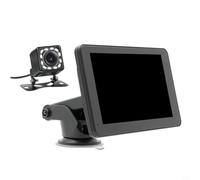 Kivivaka Lecteur MP5 HD 7" pour voiture CarPlay et Auto, écran IPS portable, support caméra de recul, 5.4 WiFi6, lecture multimédia pour utilisation en voiture