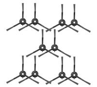 Kivivaka Lot de 10 brosses latérales de rechange pour aspirateur robot Mova M1 et Trouver M1, pour pièces de nettoyage en nylon