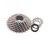 Kivivaka Lot de 10 cassettes de vélo légères pour Tiagra HG500, pignon en acier avec rapport de vitesse large, pour escalade et croisière, argenté (9)
