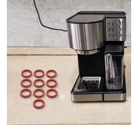Kivivaka Lot de 10 joints d'étanchéité Krups pour machine à café Melitta, haute universalité en silicone pour un ajustement sûr
