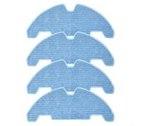 Kivivaka Lot de 10 serpillères de rechange pour aspirateur robot Lefant M330 Pro, chiffons en microfibre doux pour carrelage en bois stratifié
