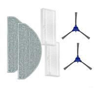 Kivivaka Lot de 2 accessoires pour aspirateur CECOTEC pour CONGA Y8 Y80 XTREME avec brosses latérales, filtres, serpillères