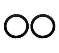 Kivivaka Lot de 2 bagues d'étanchéité en silicone pour machines à café Nuova Simonelli, compatible avec Oscar, noir, 72 mm x 57 mm x 7,1 mm