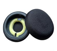 Kivivaka Lot de 2 coussinets d'oreille en maille respirante pour Jabra for | Tissu en maille respirante, réduit l'accumulation de chaleur, noyau en mousse souple, lot de 2, couleur noire