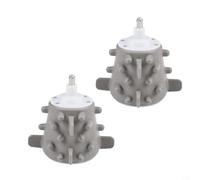 Kivivaka Lot de 2 outils d'épluchage d'ail en silicone 2 L - Compatible avec robot de cuisine électrique - Facile à nettoyer pour la cuisine