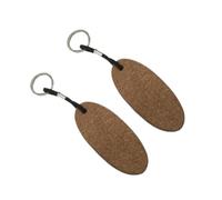 Kivivaka Lot de 2 porte-clés flottants en liège avec corde pour kayak, voile, marine, flotteur pour sports nautiques et bateaux