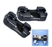 Kivivaka Lot de 2 supports de module d'outil de câblage pour câble RJ45/RJ11 110, compatible avec prises Keystone, noir