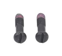 Kivivaka Lot de 2 vis mandrin en acier M6 x 22 mm BHP442 DDF453 | Lot de 2 vis M6 x 22 mm pour mandrin à tête plate HP457 BDF456