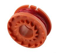 Kivivaka Lot de 20 bobines de débroussailleuse avec capuchon de rechange pour Worx WA0010 WG154 WG163 WG180, ligne de 3 m pour WG150 WG151 WG152 WG153 WG155 WG160 WG165 WG1700 Pièces détachées